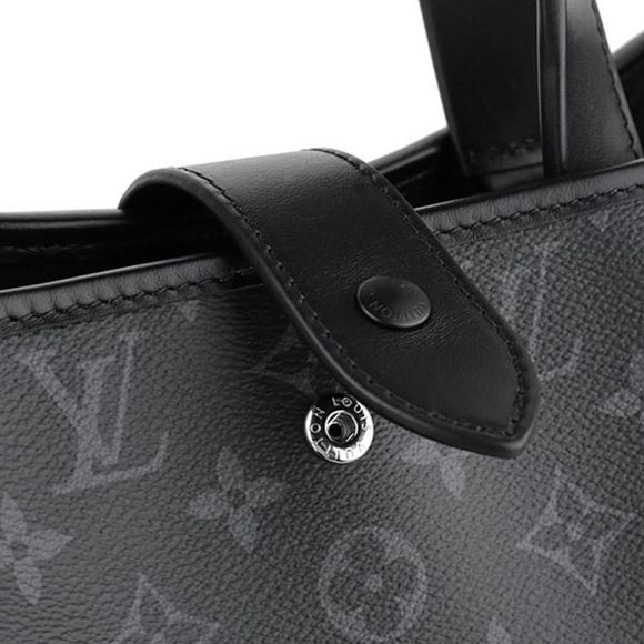 Louis Vuitton Saumur Tote Bag Monogram Canvas Black - Picture 8 of 9